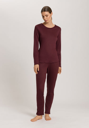 Grand Central Silk Trim Relaxed Top | Vivid Brown 77381-2421
